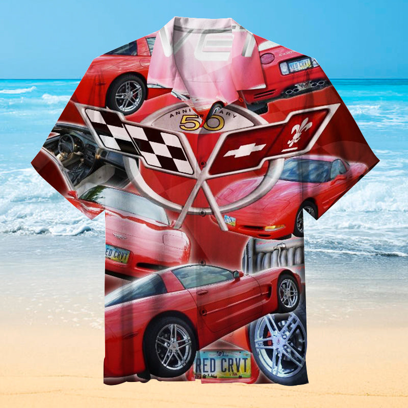 2003 50th Anniversary Corvette  Hawaiian Shirt