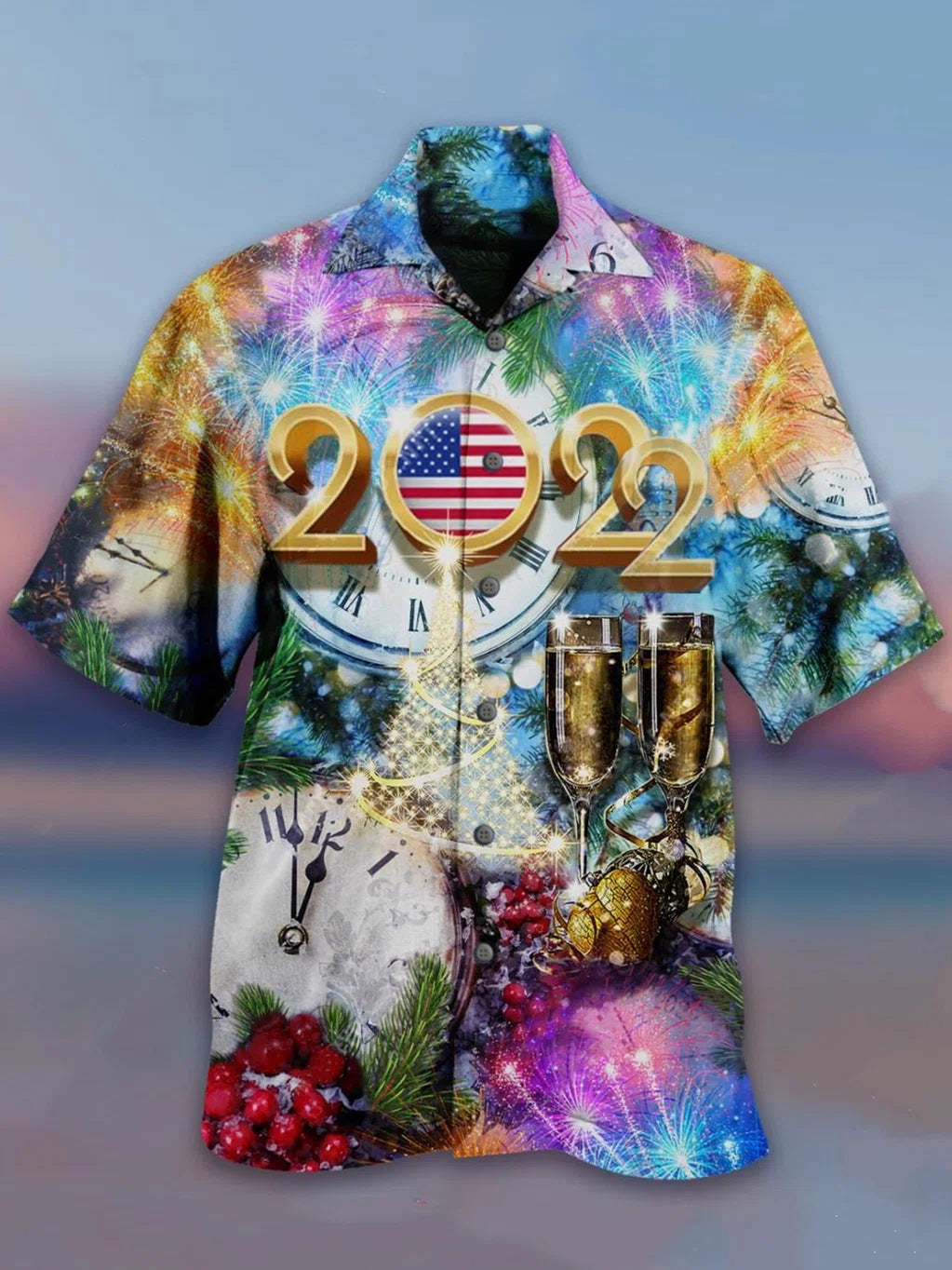 2022 Independence Day Celebration Unisex Hawaiian Shirt
