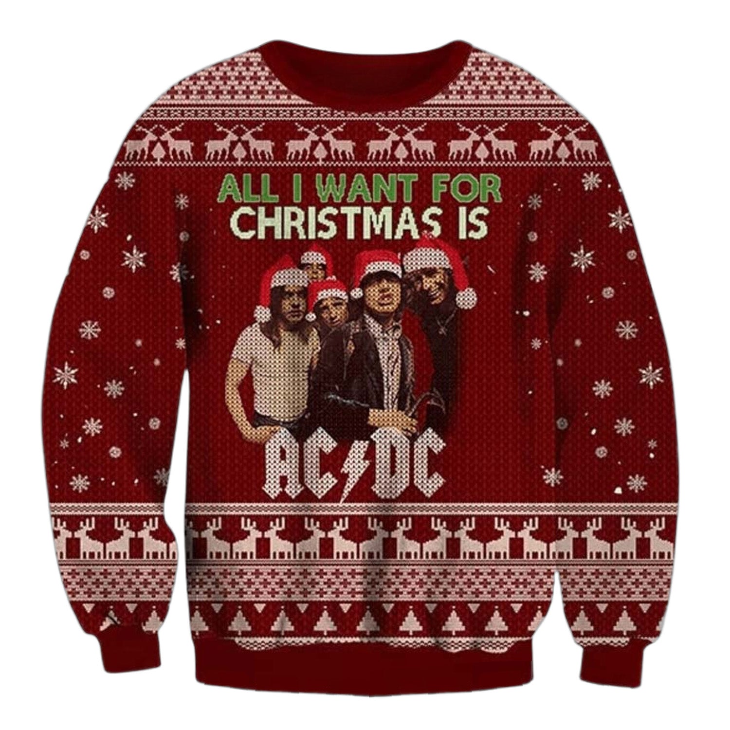 3D Fun Printed Christmas Ugly Sweatshirt Series 735