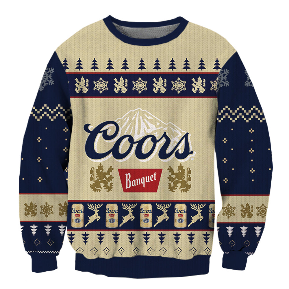 Christmas Ugly Quarter Zip Sweatshirt Collection 007