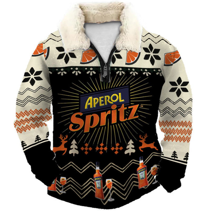 AZ & Christmas Ugly Quarter Zip Sweatshirt