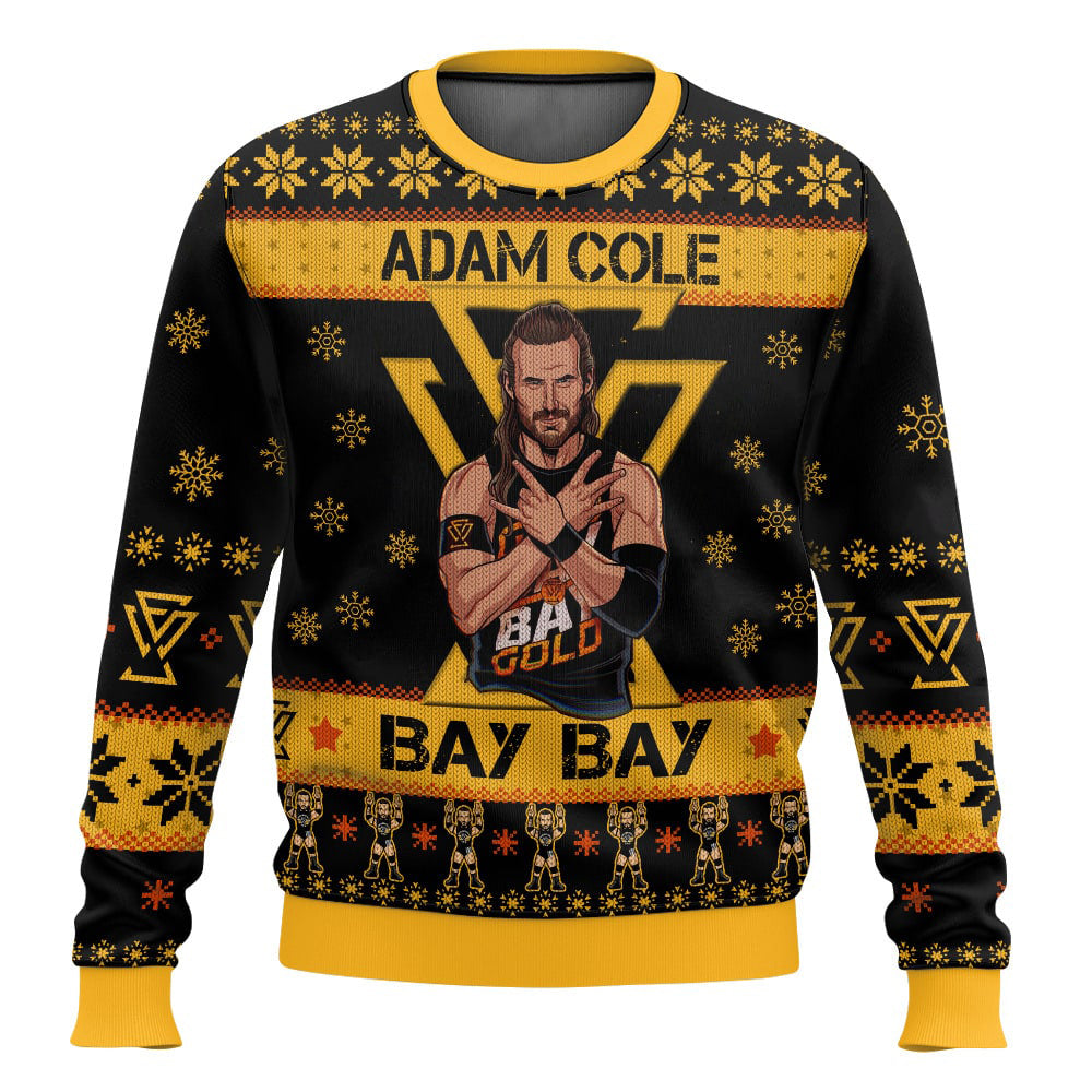Adam Cole Bay Bay WWE Ugly Sweater