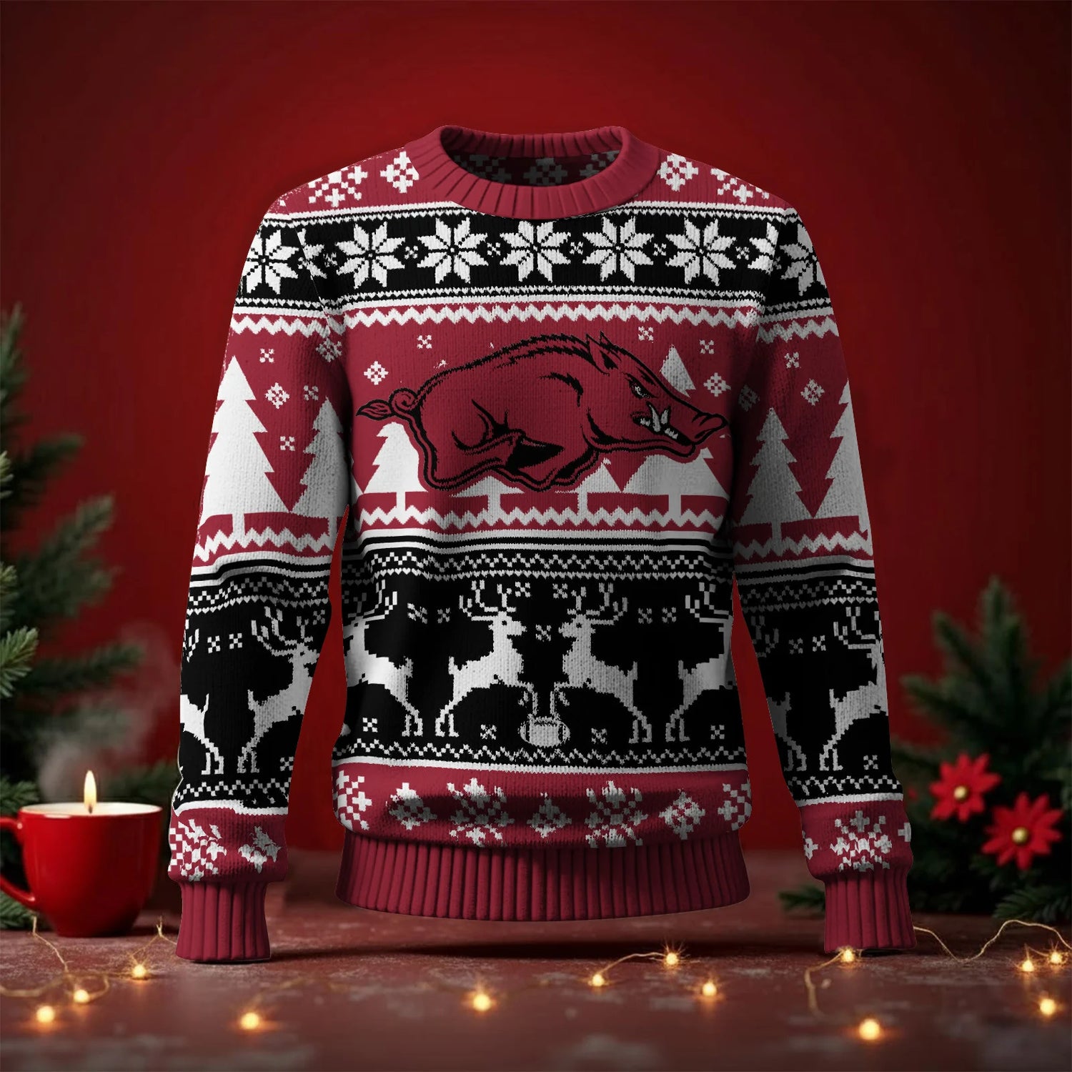 Arkansas Razorbacks Ugly Sweater