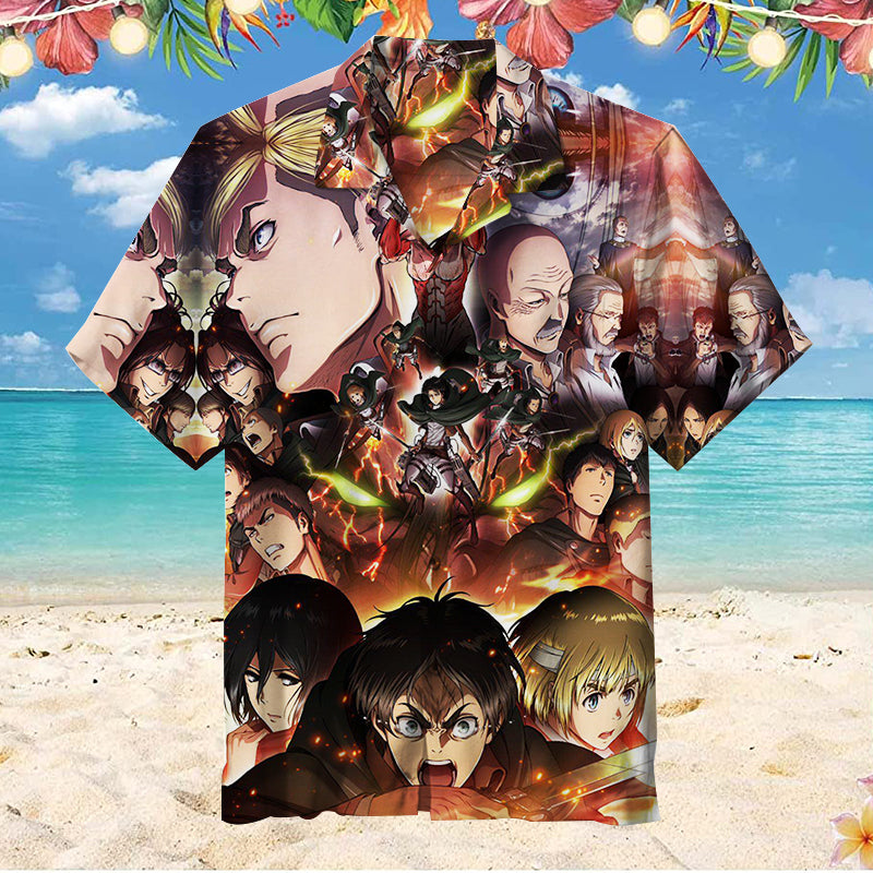 Attack on Titan Unisex Hawaiian Shirt