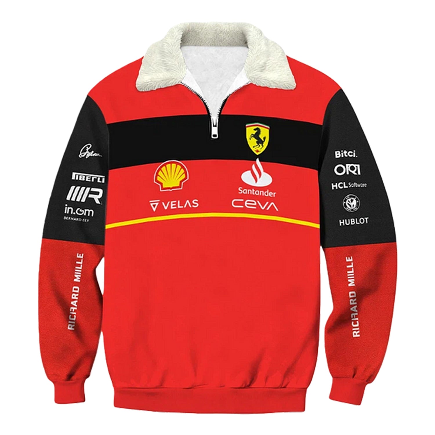 Auto Racing style Quarter Zip Sweatshirt Edition 1