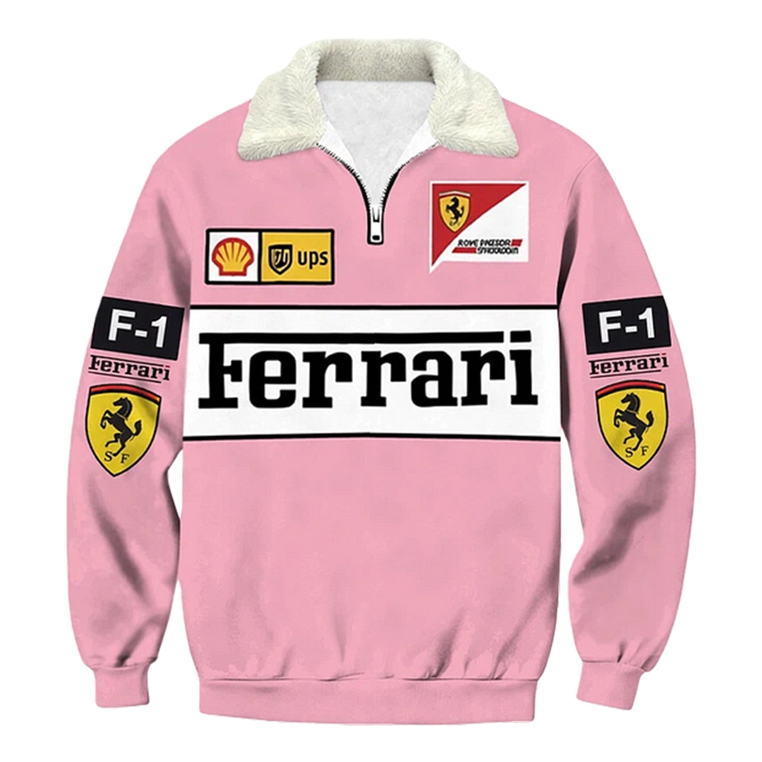 Auto Racing style Quarter Zip Sweatshirt Edition 10