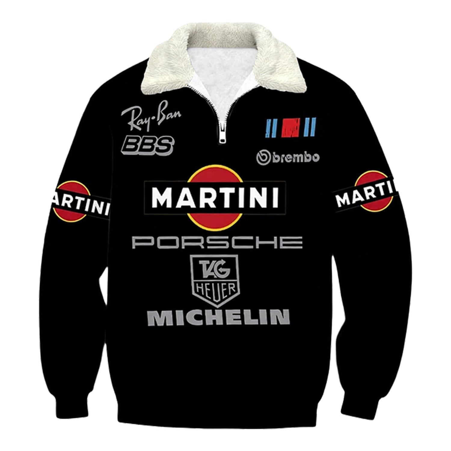 Auto Racing style Quarter Zip Sweatshirt Edition 25