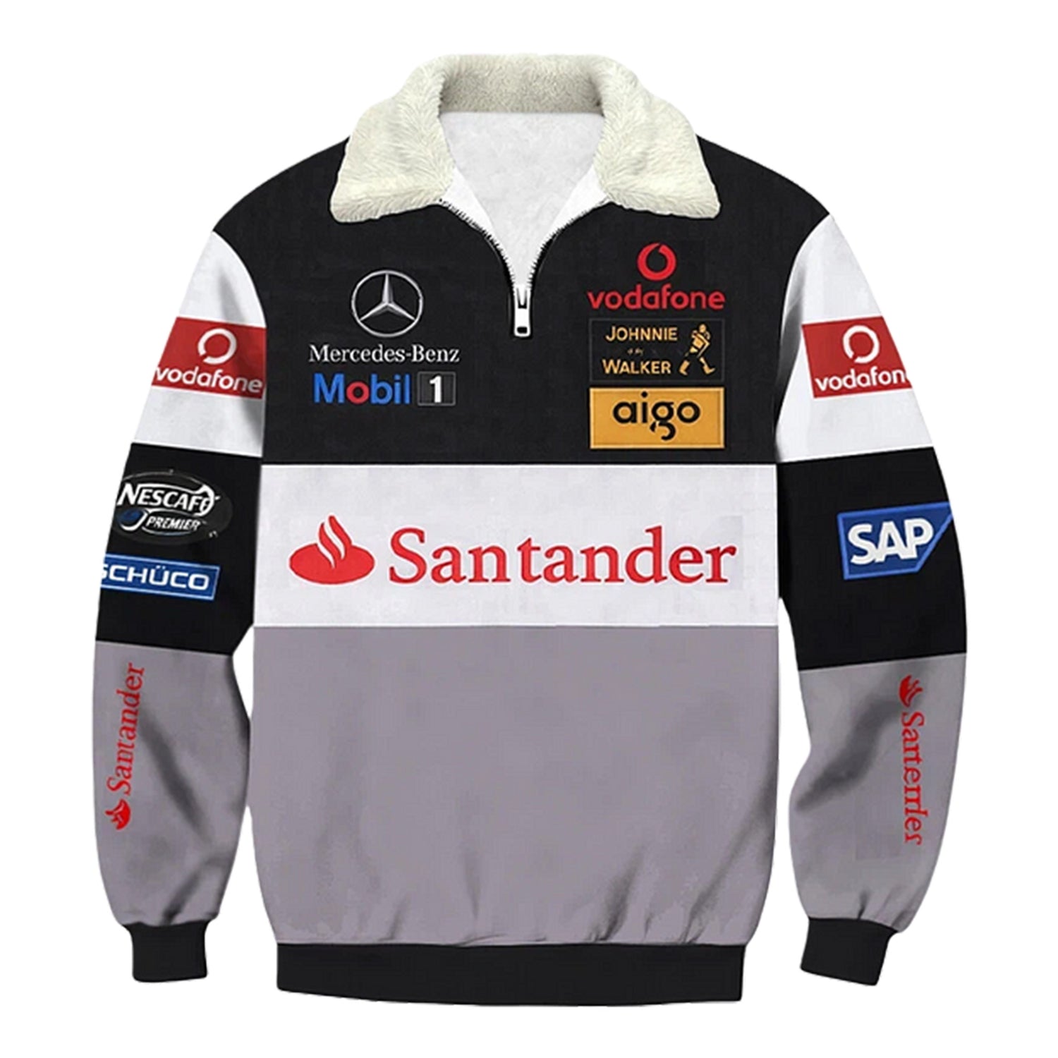 Auto Racing style Quarter Zip Sweatshirt Edition 26
