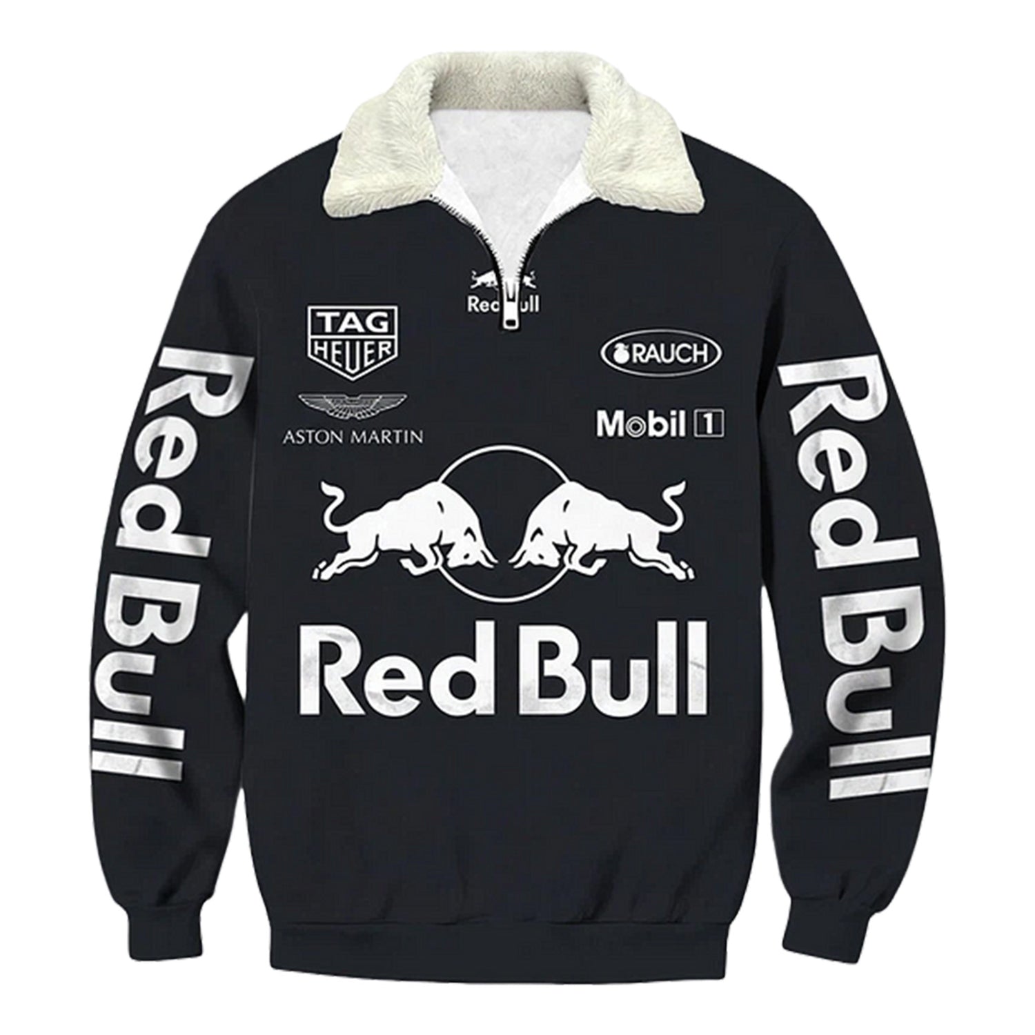 Auto Racing style Quarter Zip Sweatshirt Edition 4