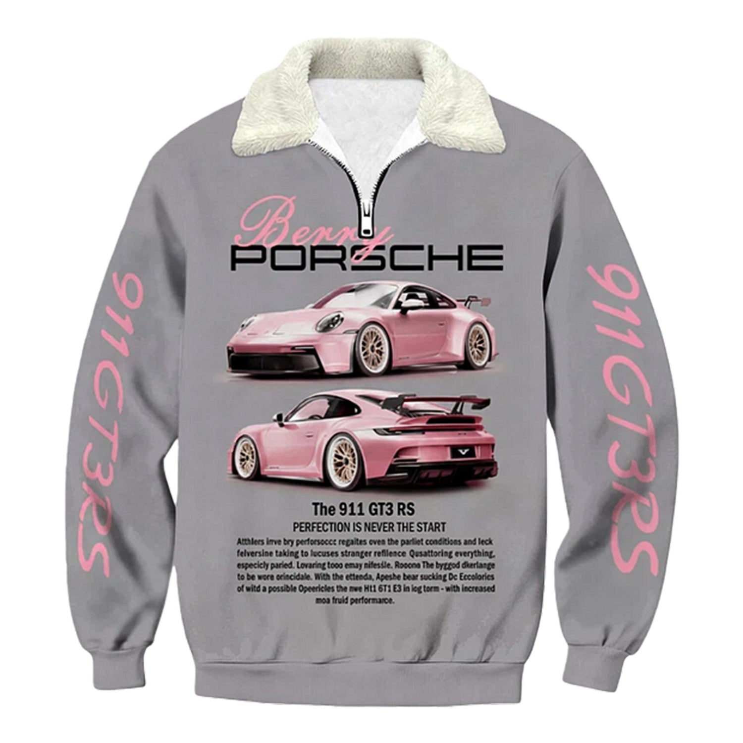 Auto Racing style Quarter Zip Sweatshirt Edition 5