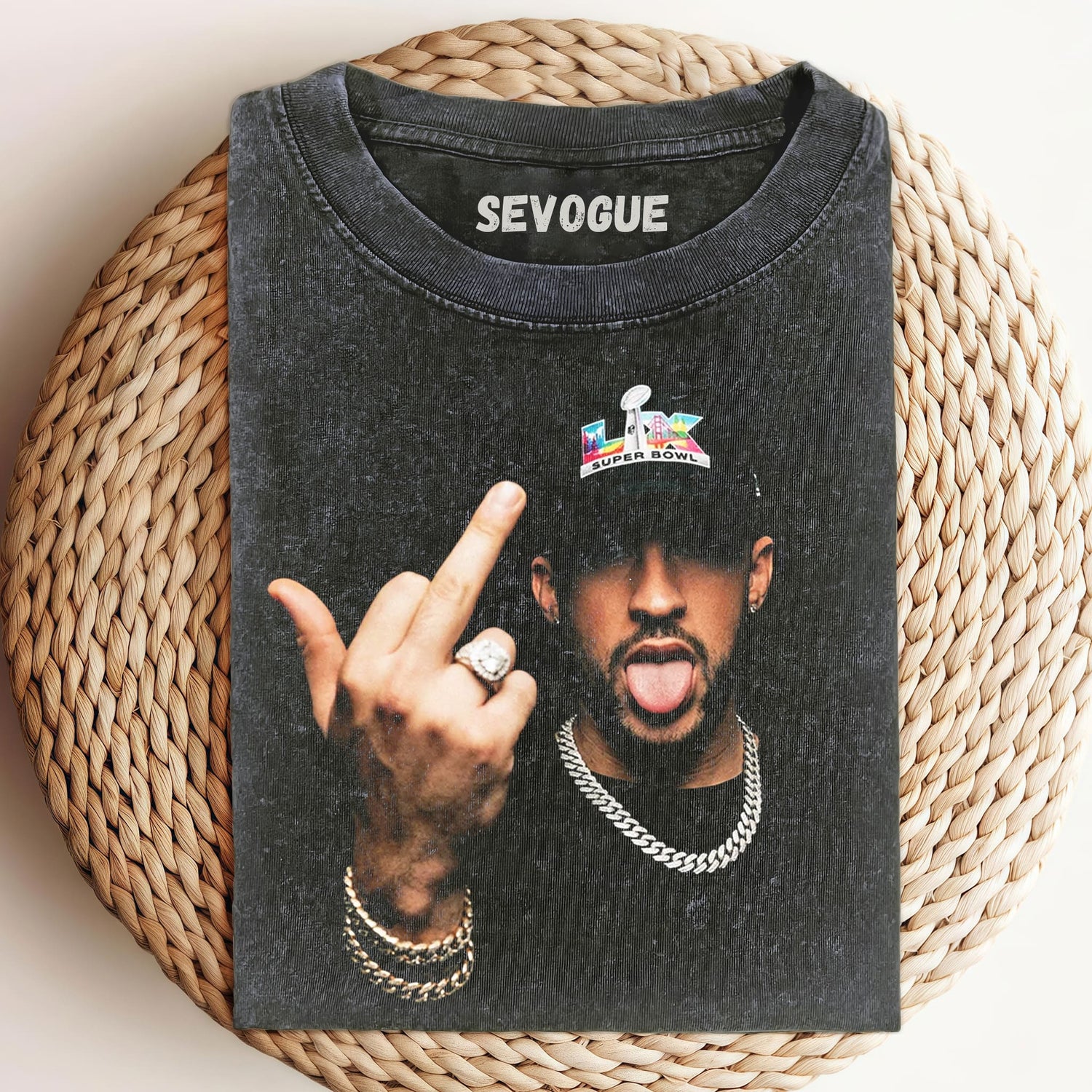 Bad Bunny & Super Bowl 2026 V1 Unisex Tee, Sweatshirt & Hoodie