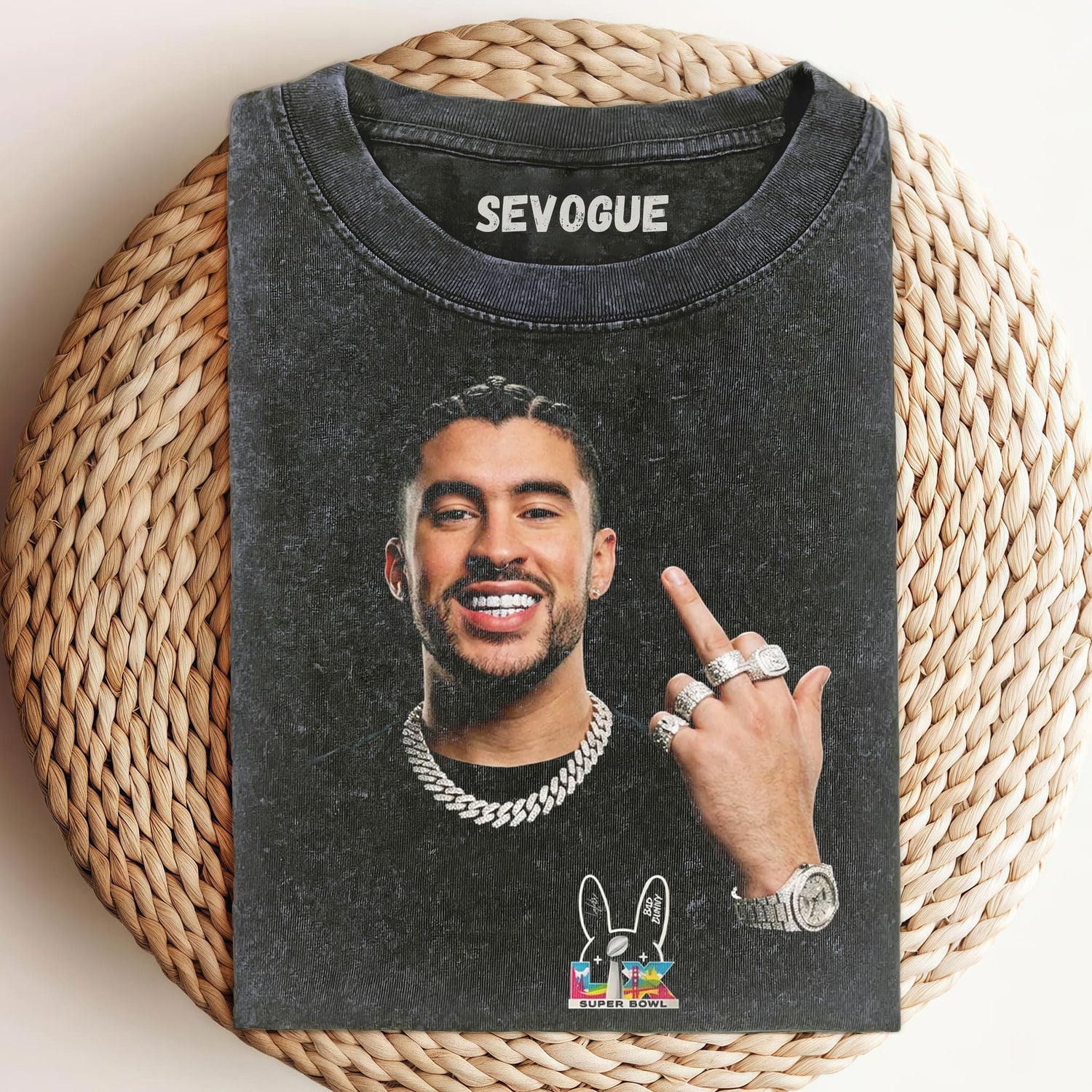 Bad Bunny & Super Bowl 2026 V2 Unisex Tee, Sweatshirt & Hoodie