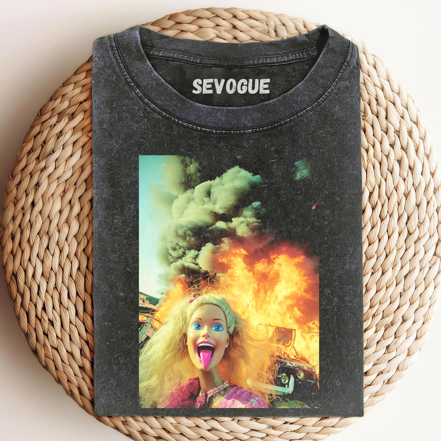 Barbie Exploding Car Unisex Tee, Sweatshirt & Hoodi