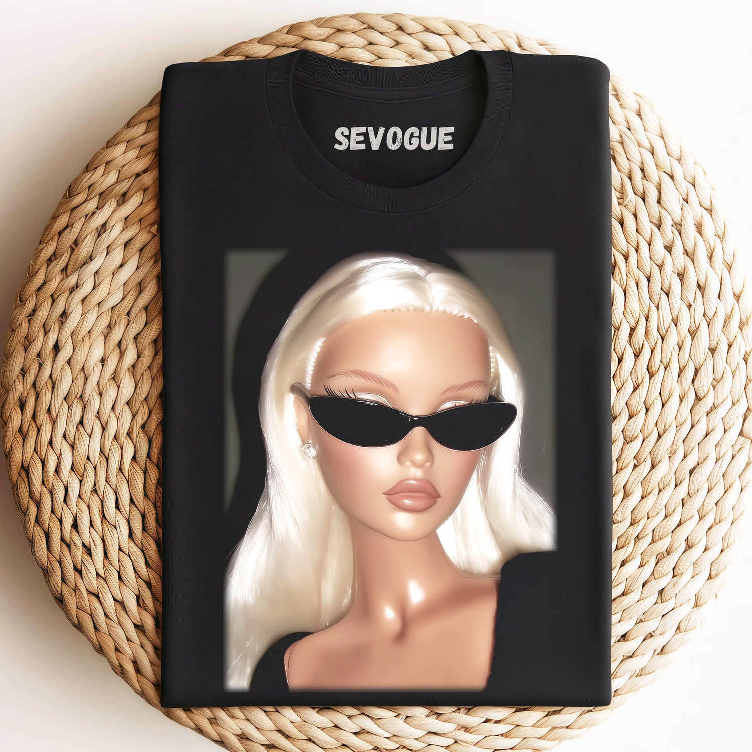 Barbie Wearing Sunglasses Unisex Tee, Sweatshirt & Hoodi