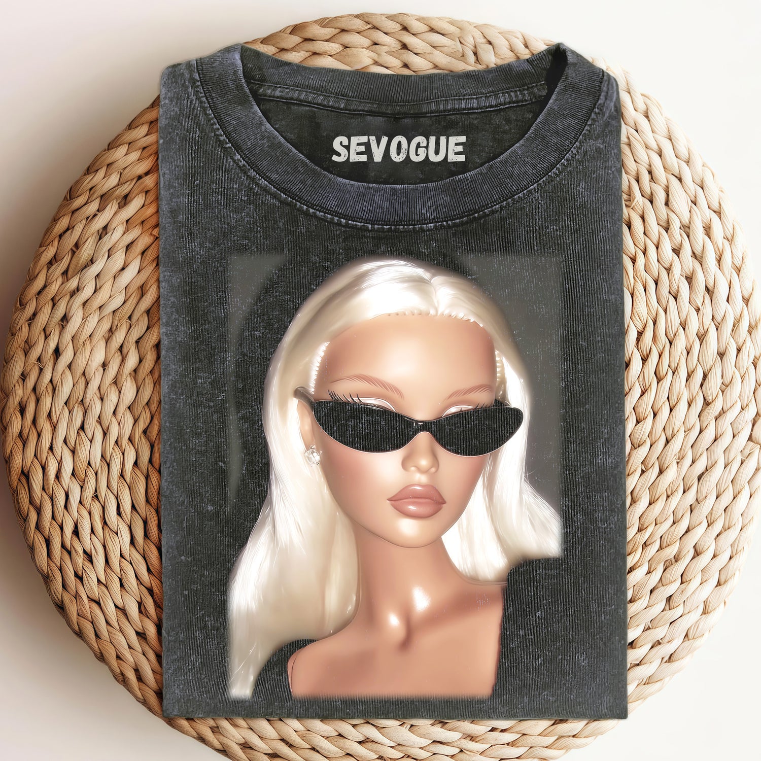 Barbie Wearing Sunglasses Unisex Tee, Sweatshirt & Hoodi