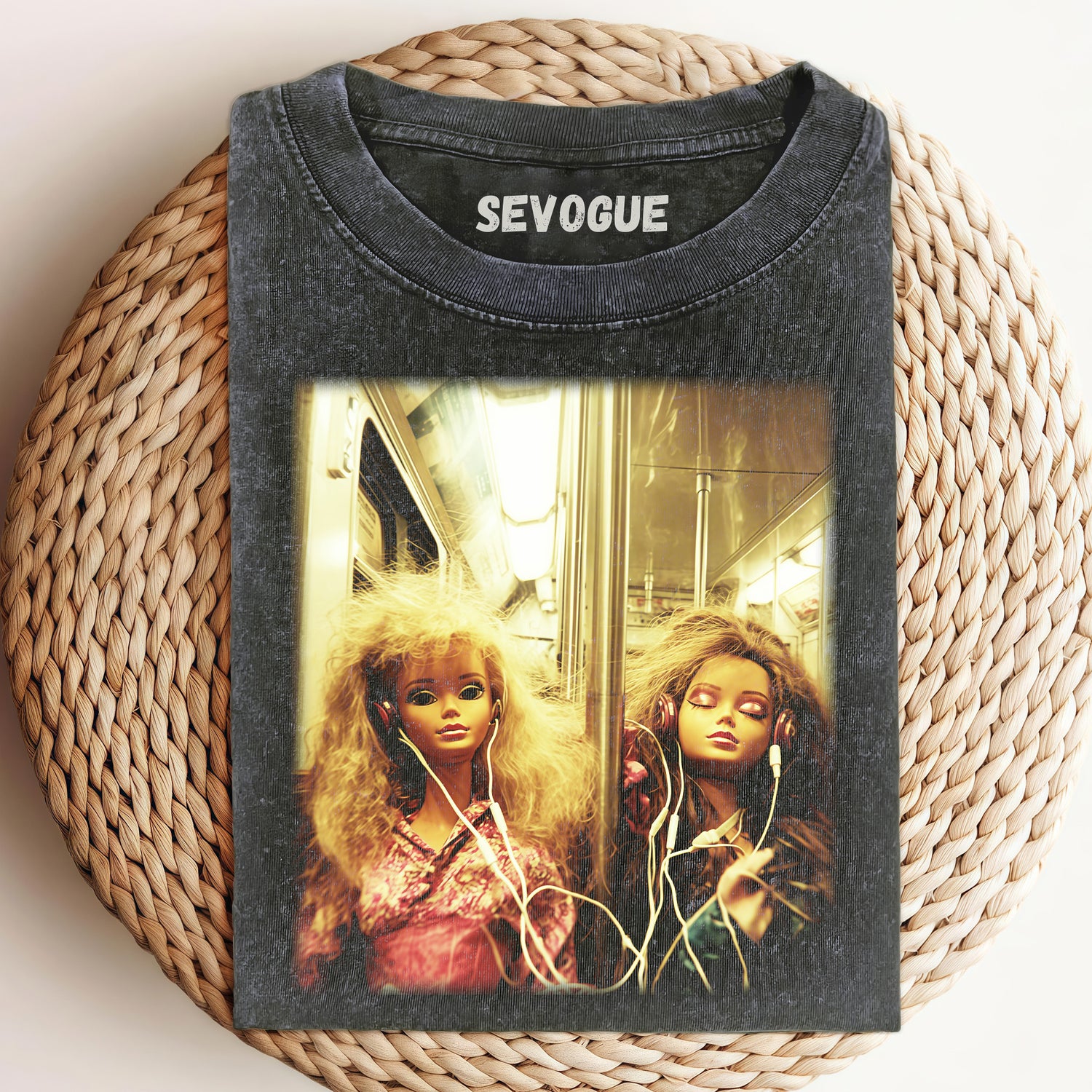 Barbies On The Subway Unisex Tee, Sweatshirt & Hoodi