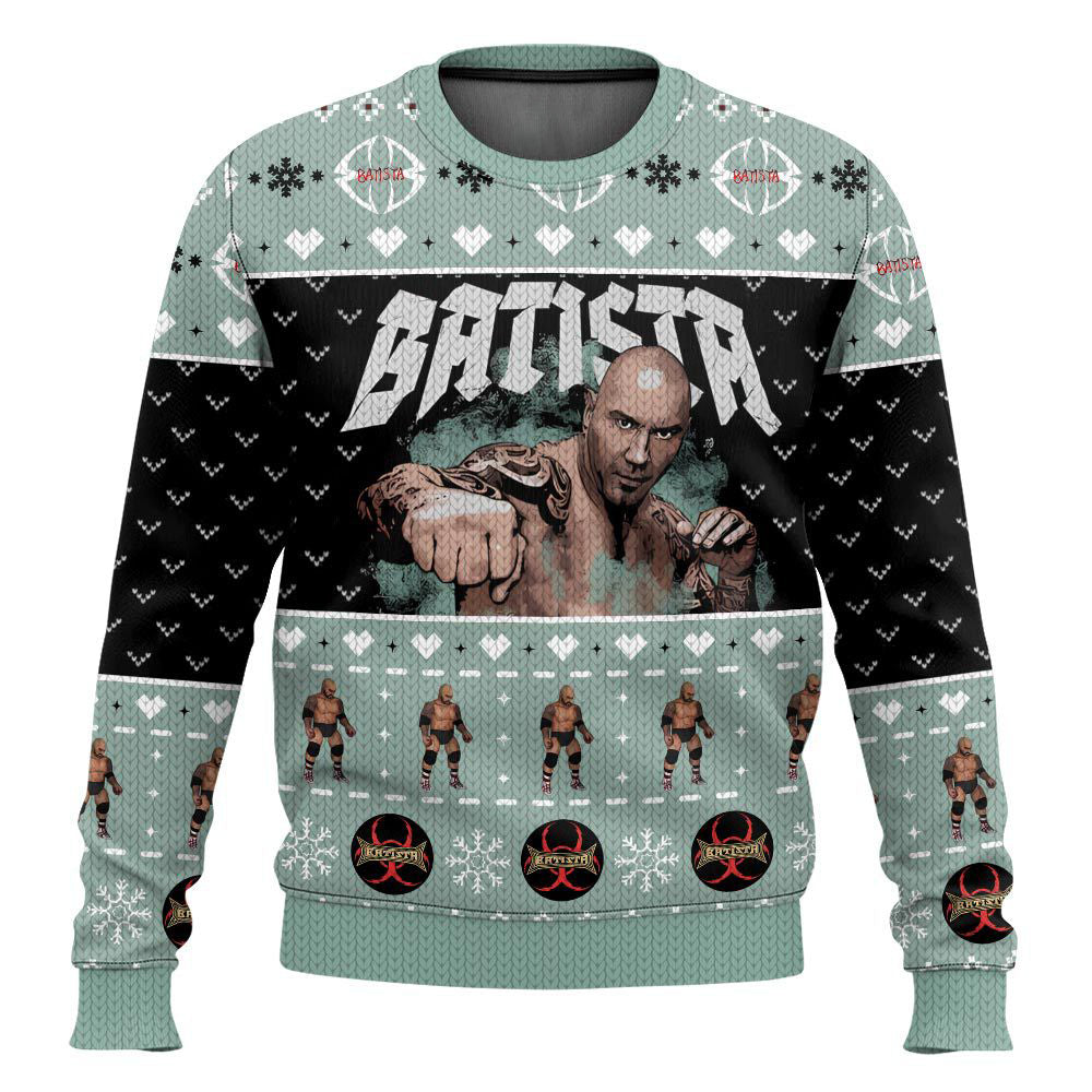 Batista WWE Ugly Sweater