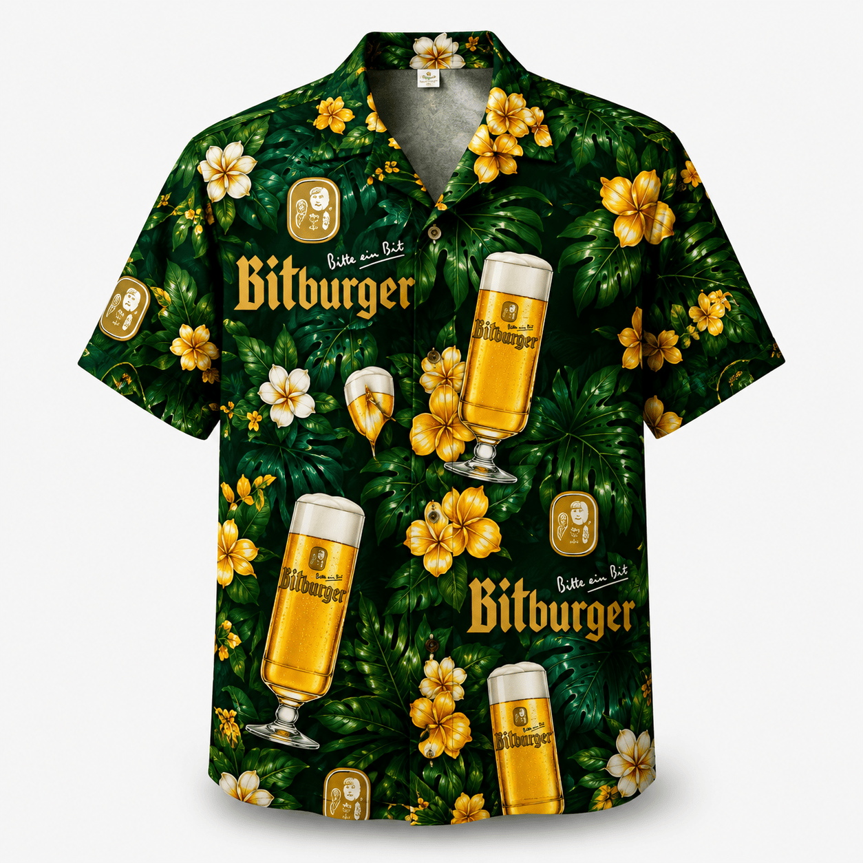 Bitburger Premium Pils Hawaiian Shirt