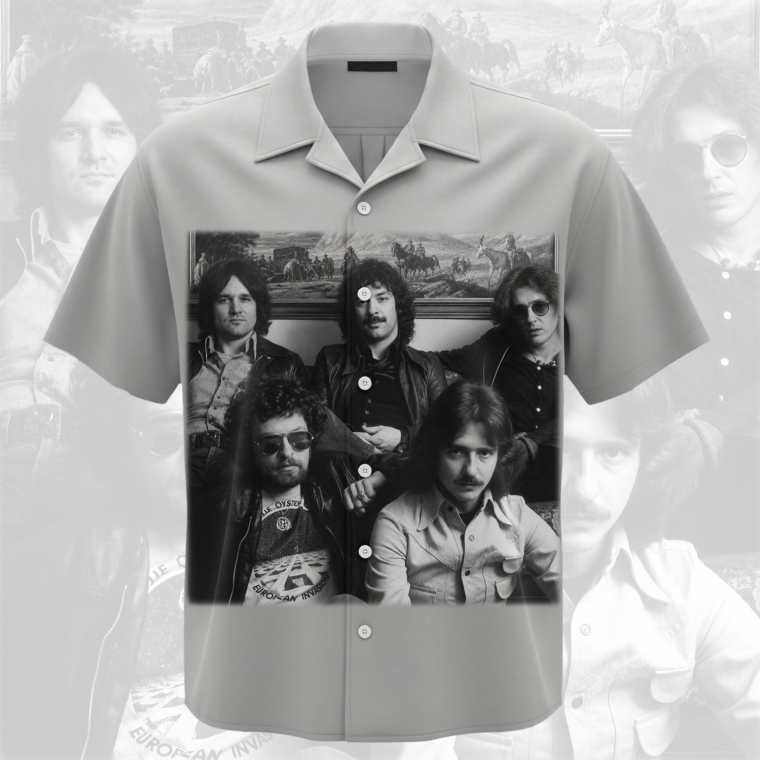Blue Oyster Cult  Unisex Hawaiian Shirt