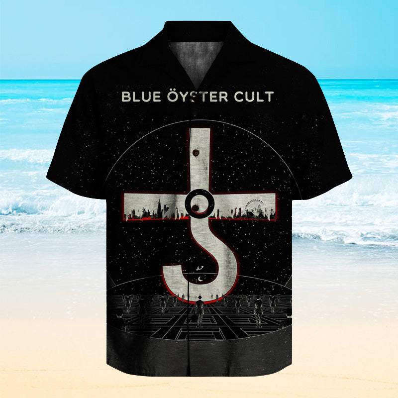 Blue Oyster Cult - 45th Anniversary - Live In London  Unisex Hawaiian Shirt
