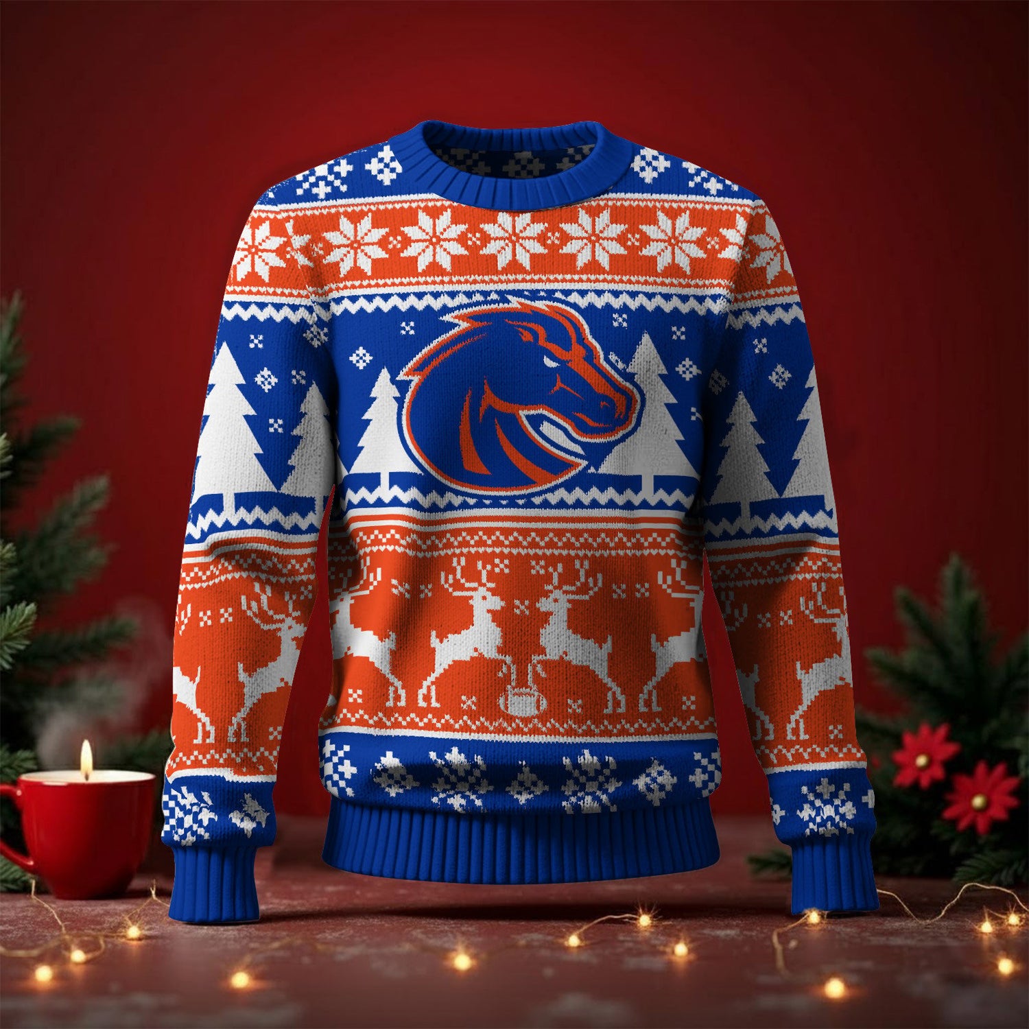 Boise State Broncos Ugly Sweater