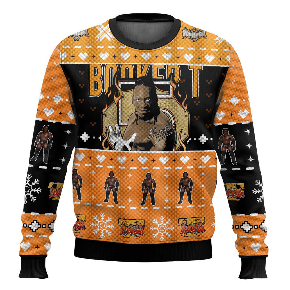 Booker T WWE Ugly Sweater