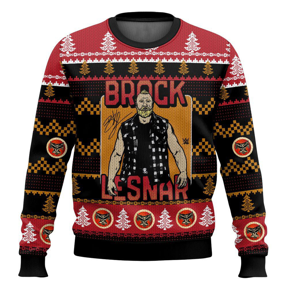 Brock Lesnar WWE Ugly Sweater