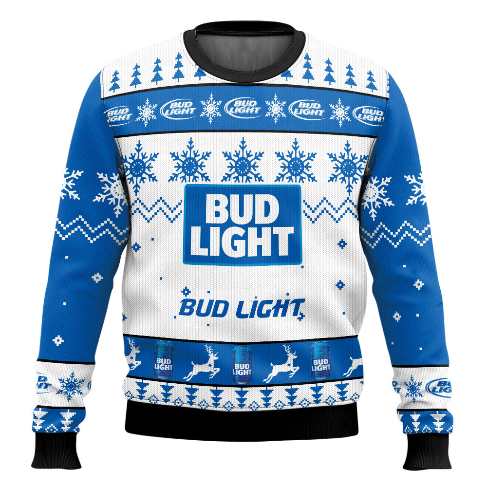 Bud Light American Lager Beer Ugly Sweater