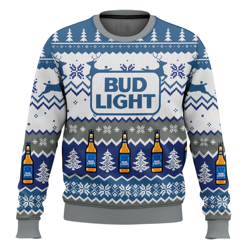 Bud Light American Lager Ugly Sweater