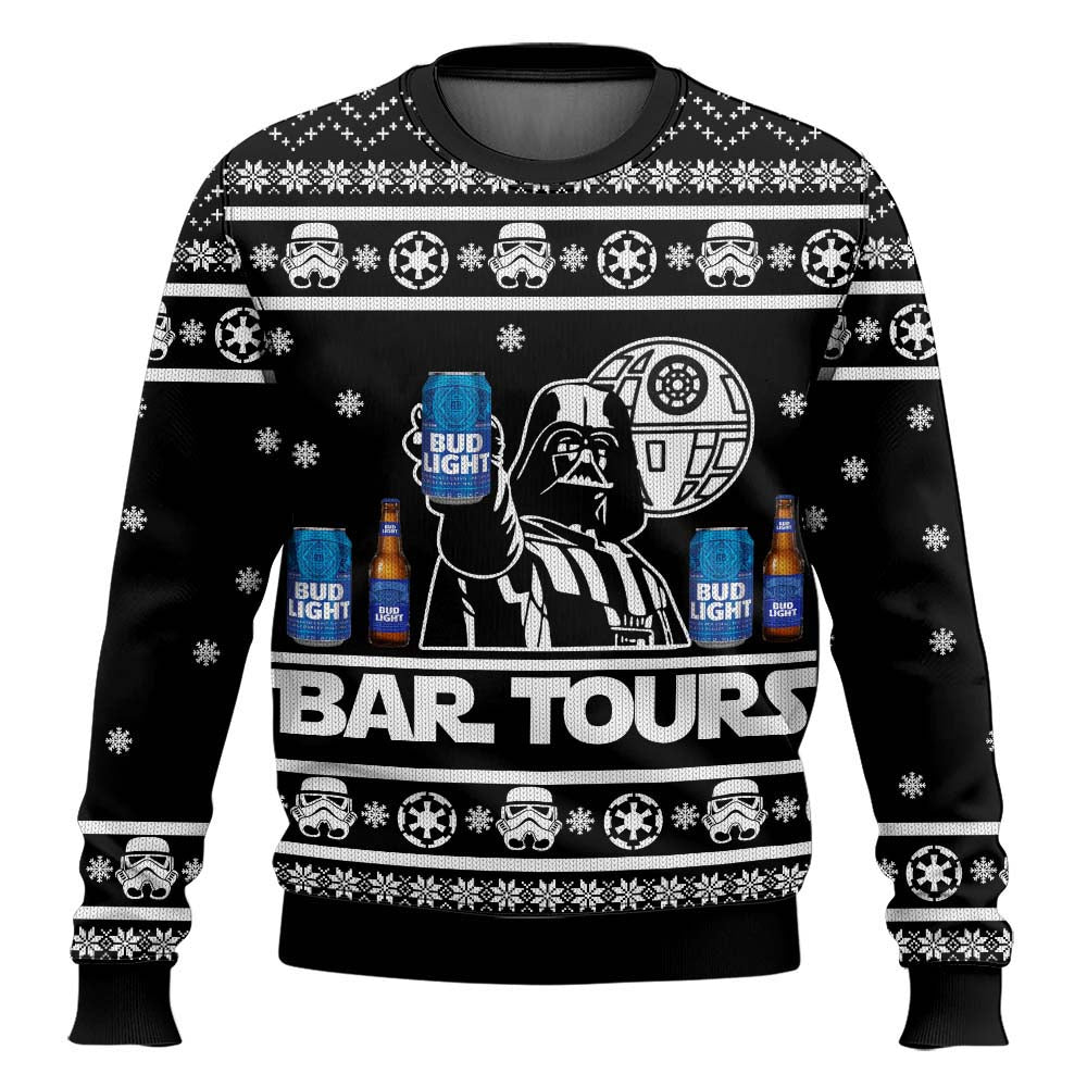 Bud Light Bar Tours Ugly Sweater