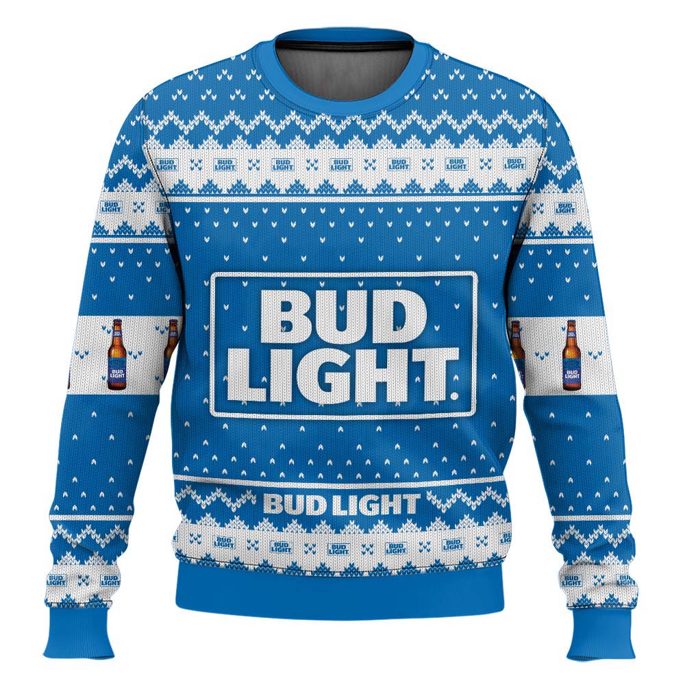 Bud Light Beer Ugly Sweater