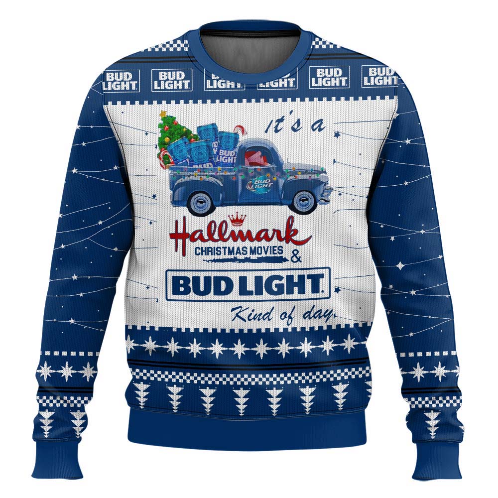 Bud Light Hallmark  Ugly Sweater