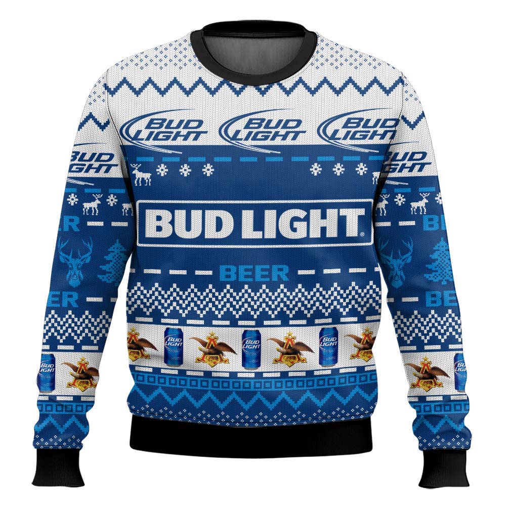 Bud Light Lager Ugly Sweater