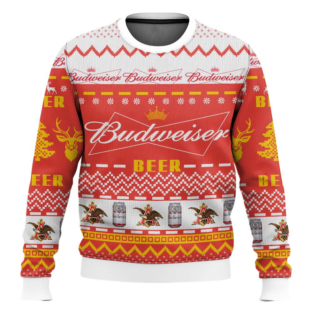 Budweiser Beer Ugly Sweater