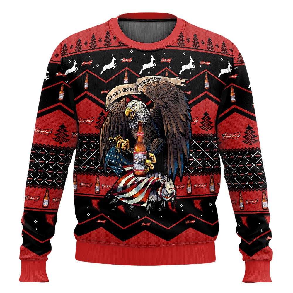 Budweiser Eagle Ugly Sweater