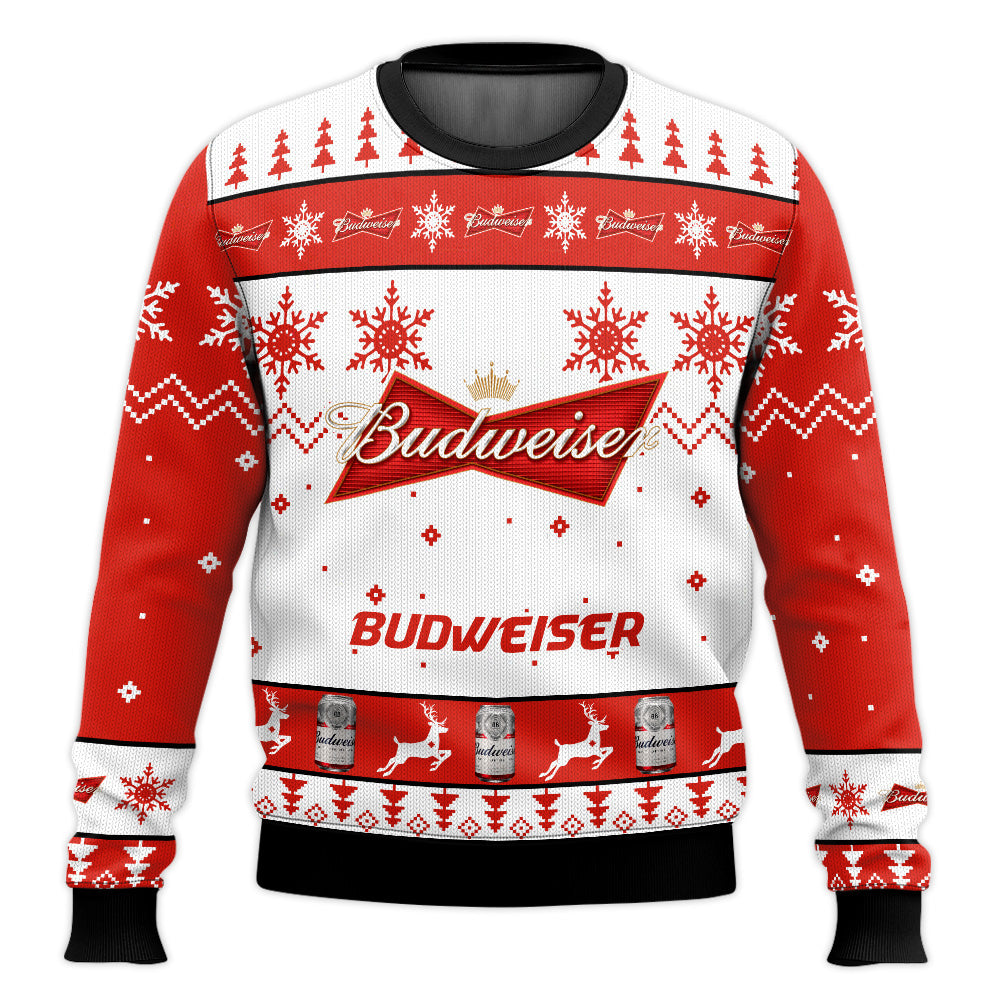 Budweiser Lager Ugly Sweater