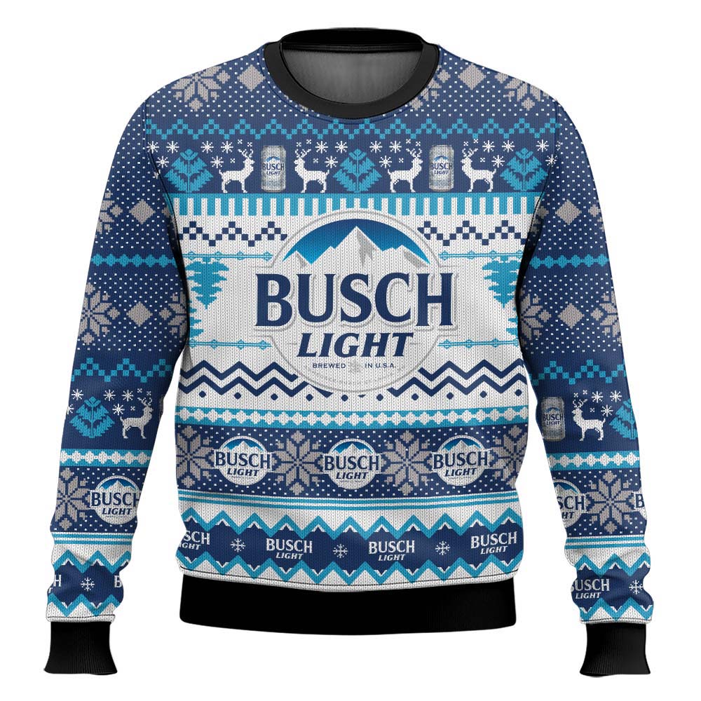 Busch Light Lager Ugly Sweater