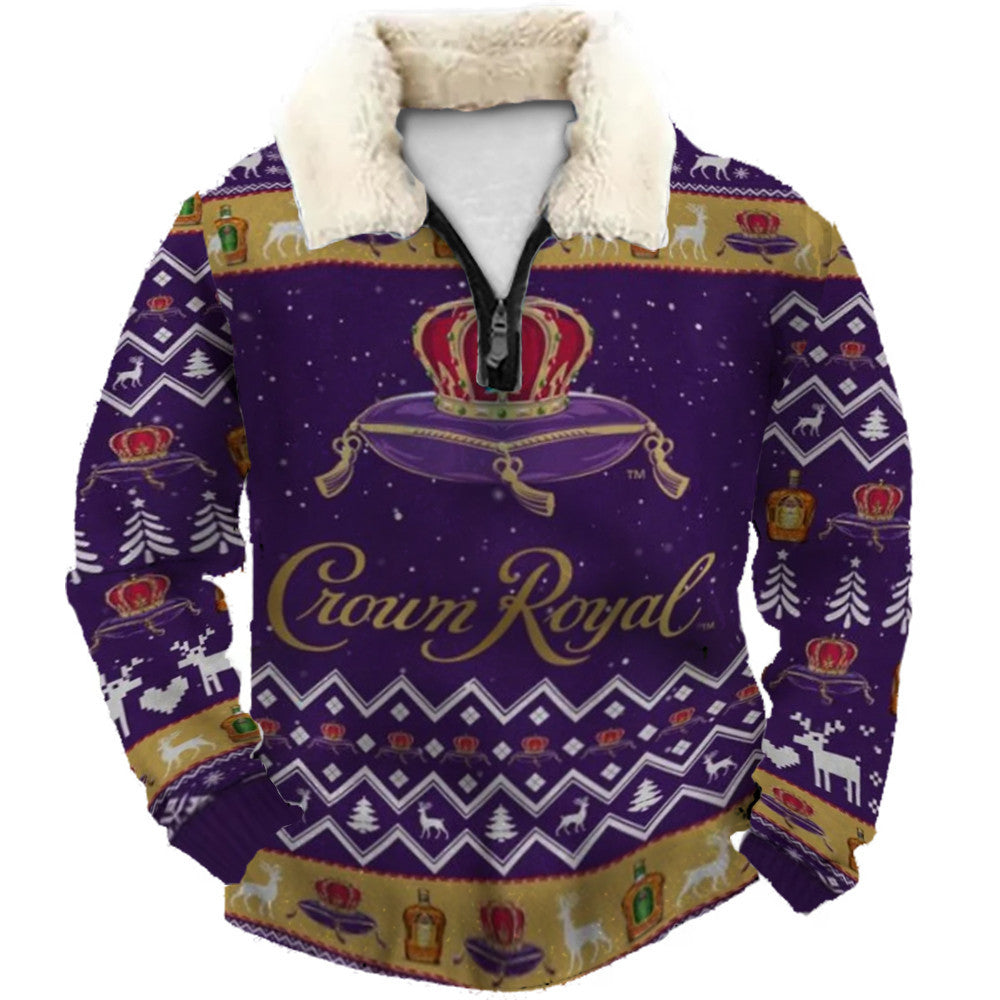 CRD & Christmas Ugly Quarter Zip Sweatshirt