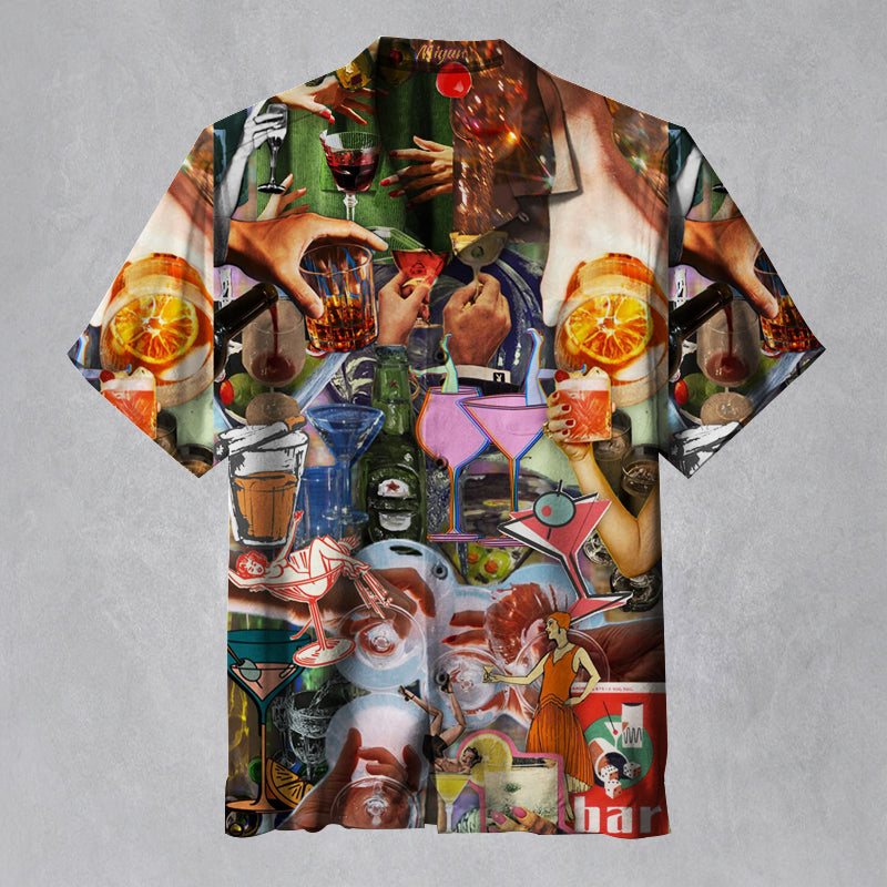 Champagne Unisex Hawaiian Shirt