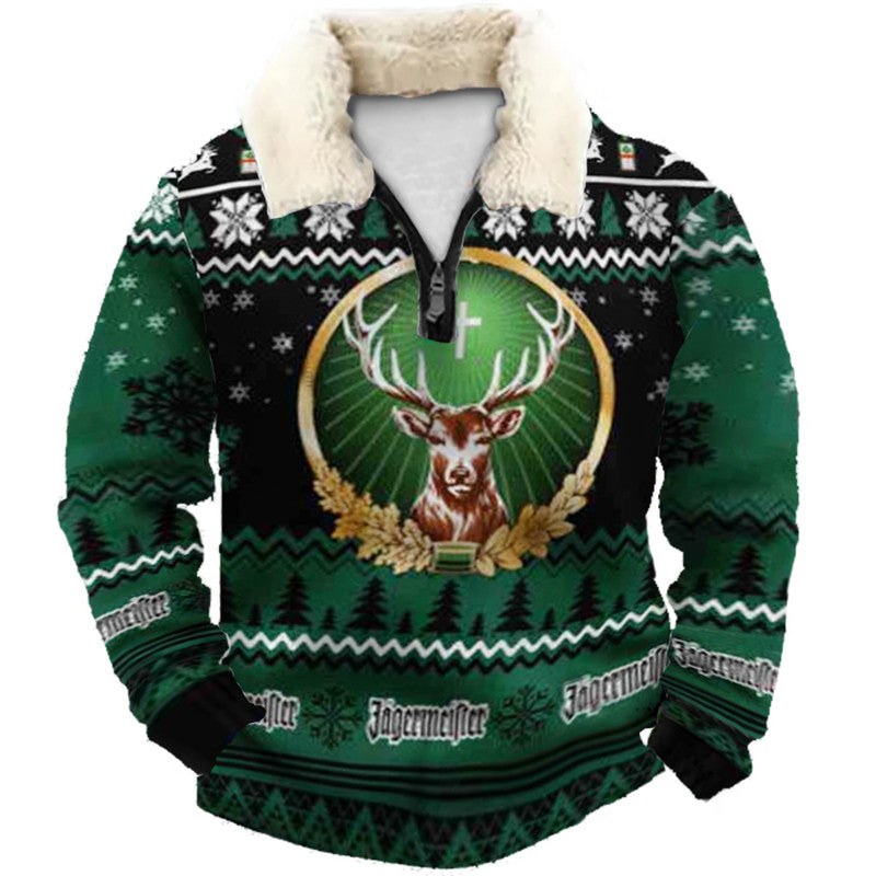 Christmas Ugly Quarter Zip Sweatshirt