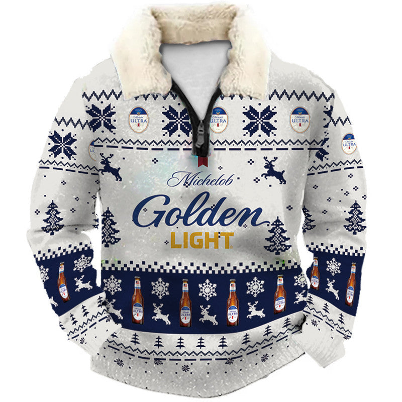 Christmas Ugly Quarter Zip Sweatshirt  