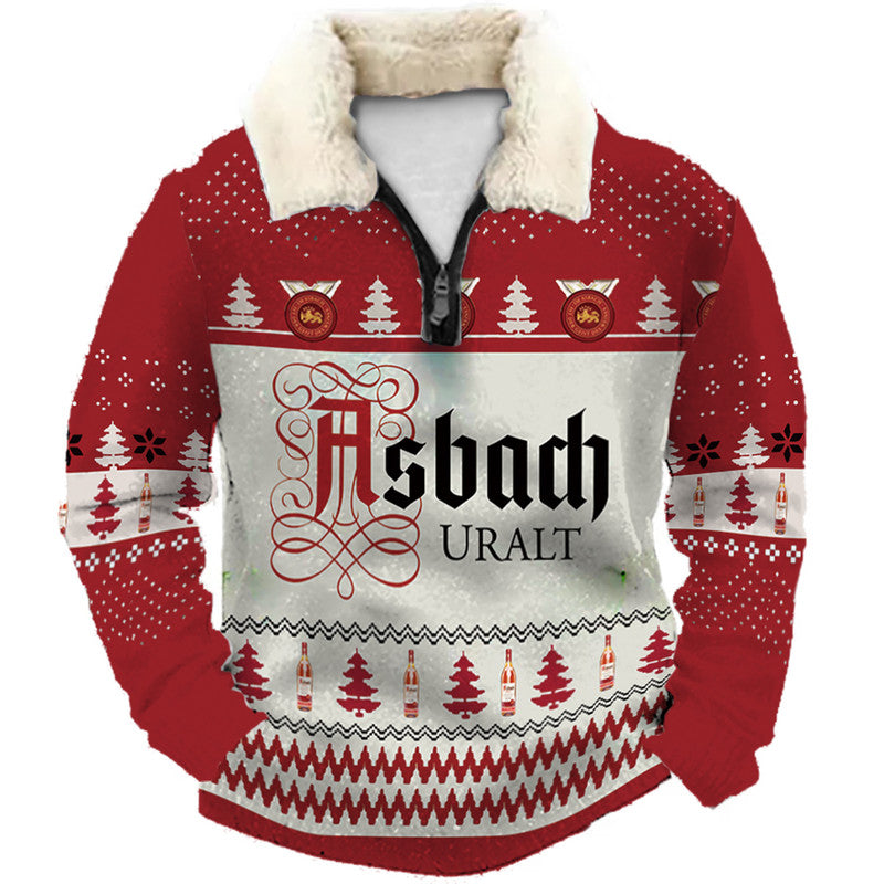 Christmas Ugly Quarter Zip Sweatshirt 