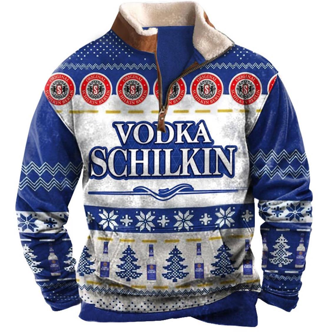 Christmas Ugly Quarter Zip Sweatshirt Collection 004