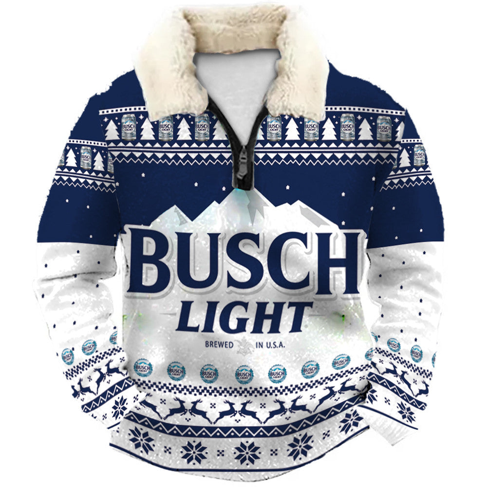 Christmas Ugly Quarter Zip Sweatshirt Collection 009
