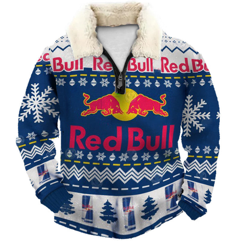 Christmas Ugly Quarter Zip Sweatshirt Collection 019