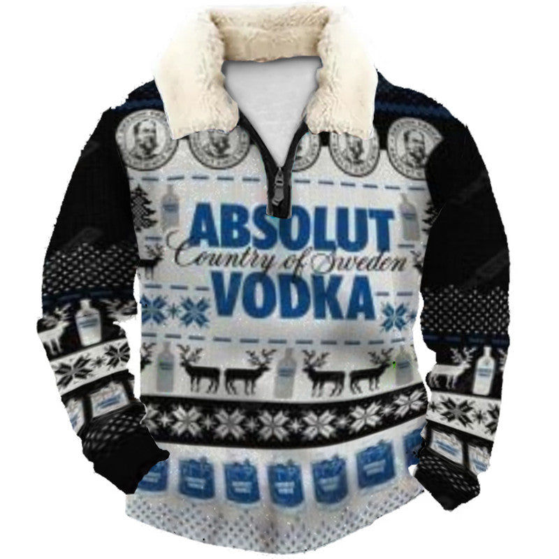 Christmas Ugly Quarter Zip Sweatshirt Collection 020
