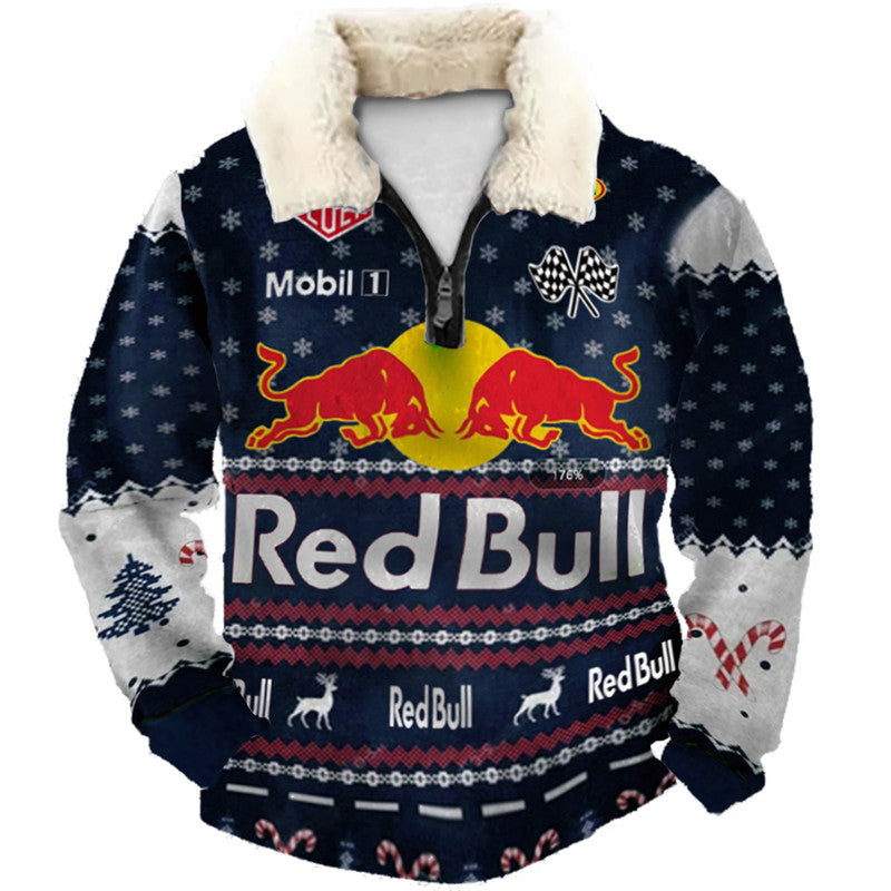 Christmas Ugly Quarter Zip Sweatshirt Collection 023