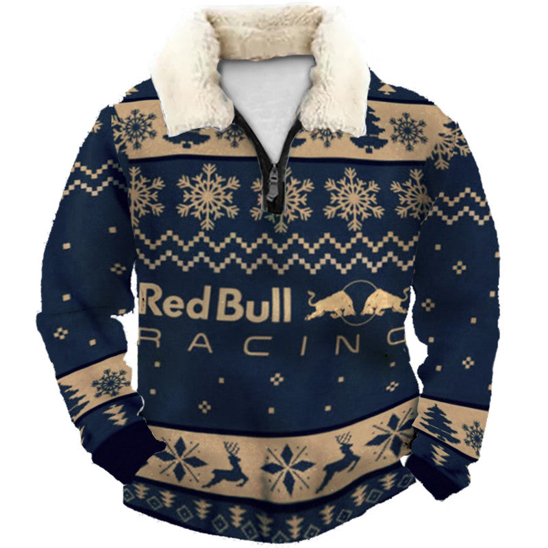 Christmas Ugly Quarter Zip Sweatshirt Collection 024