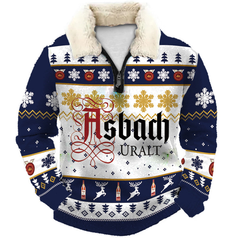 Christmas Ugly Quarter Zip Sweatshirt Collection 031