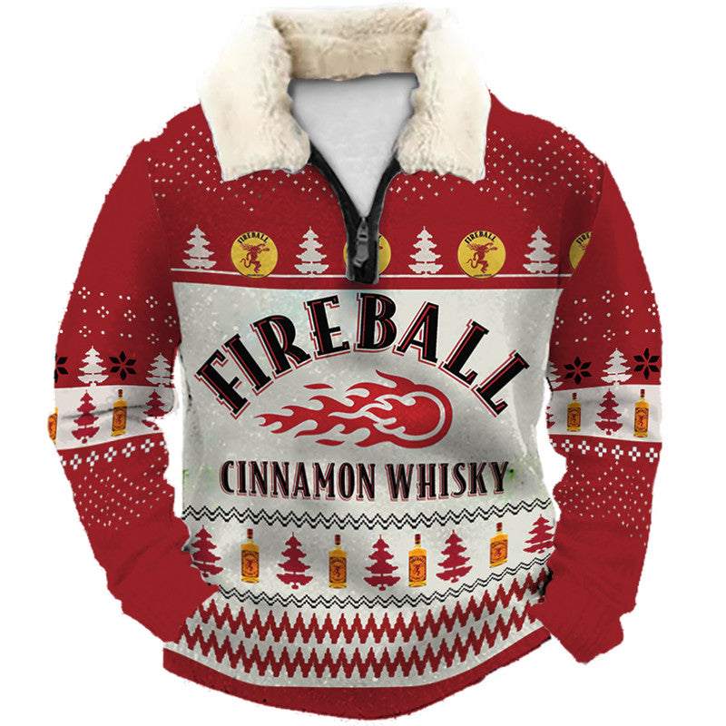 Christmas Ugly Quarter Zip Sweatshirt Collection 040